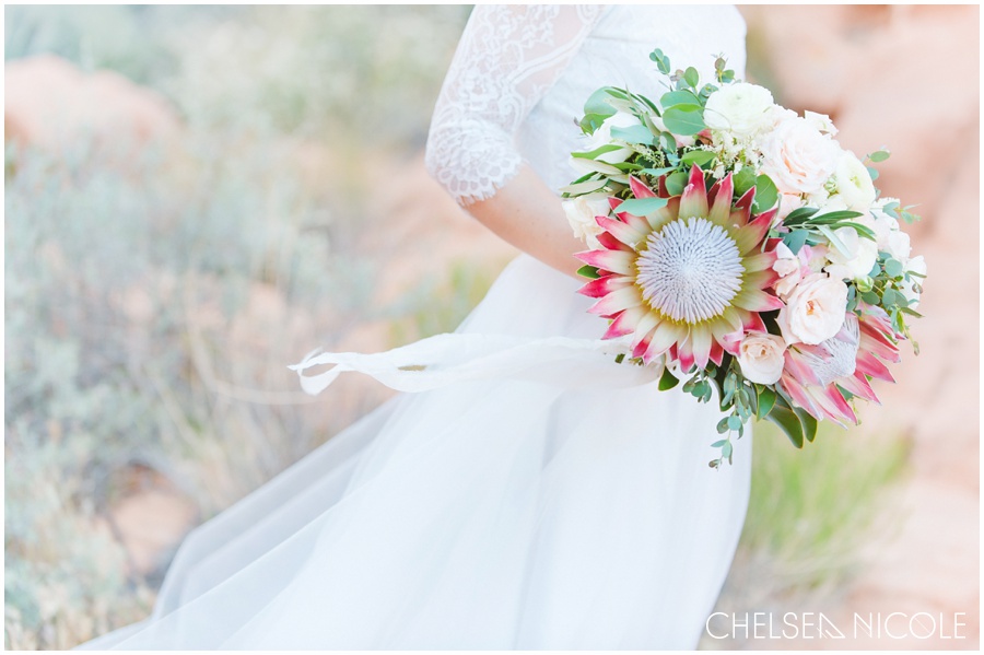 Desert Wedding Bouquet by Layers of Lovely | Chelsea Nicole Photography